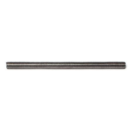 MIDWEST FASTENER Fully Threaded Rod, 3/8"-16, Grade 2, Zinc Plated Finish, 5 PK 76948